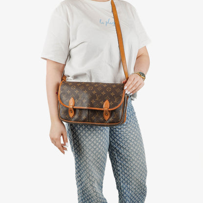 Louis Vuitton Vintage Sac Gibeciere MM Tasche aus Monogramm-Canvas