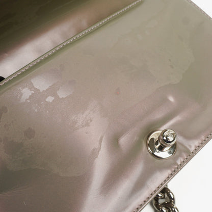 Chanel kleine Boy Flap Tasche aus helllila irisierendem glänzendem Kalbsleder
