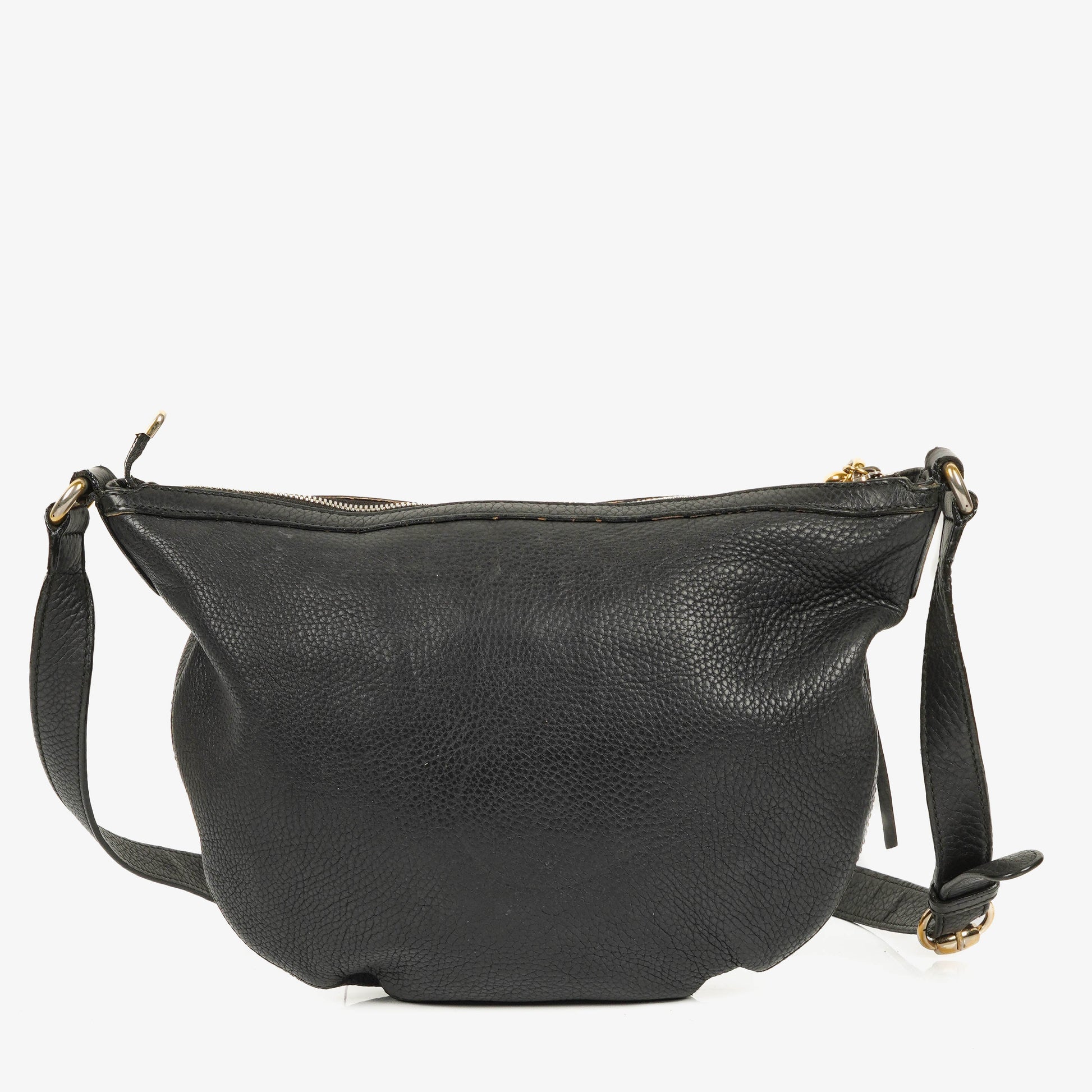 Gucci Soho Tasche aus schwarzem genarbtem Leder
