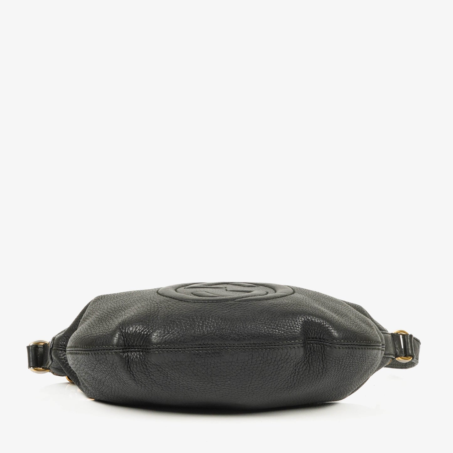 Gucci Soho Tasche aus schwarzem genarbtem Leder