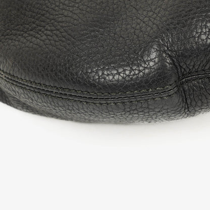Gucci Soho Tasche aus schwarzem genarbtem Leder