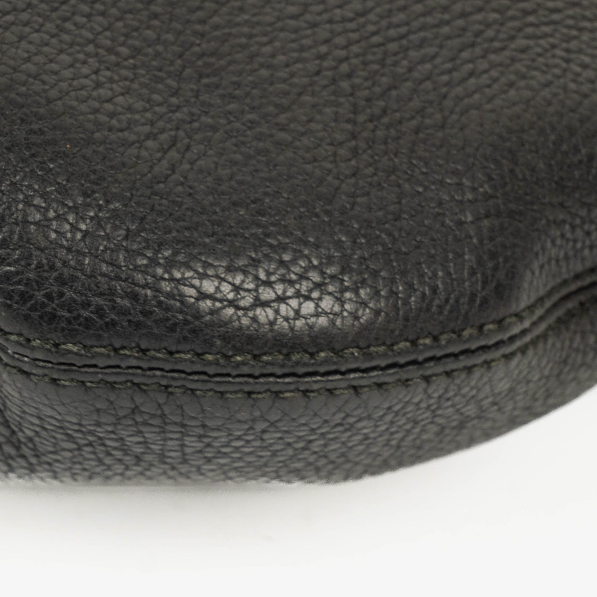 Gucci Soho Tasche aus schwarzem genarbtem Leder