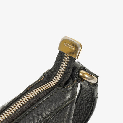 Gucci Soho Tasche aus schwarzem genarbtem Leder