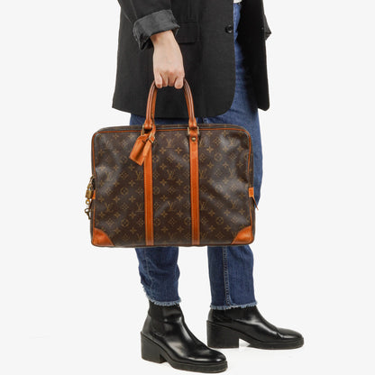 Louis Vuitton Porte Documents Voyage Aktentasche aus Monogram Canvas