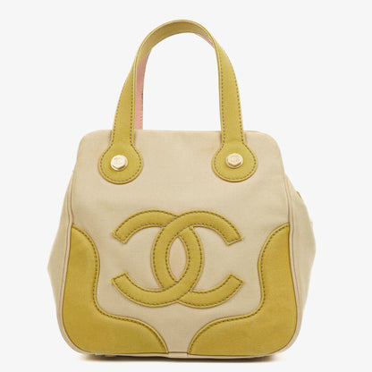 Chanel Vintage Marshmallow CC Tragetasche aus Canvas