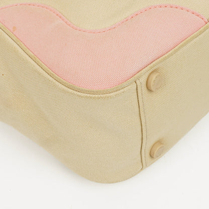Chanel Vintage Marshmallow CC Tragetasche aus Canvas