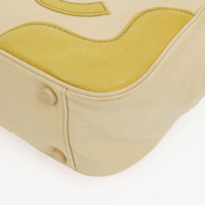 Chanel Vintage Marshmallow CC Tragetasche aus Canvas