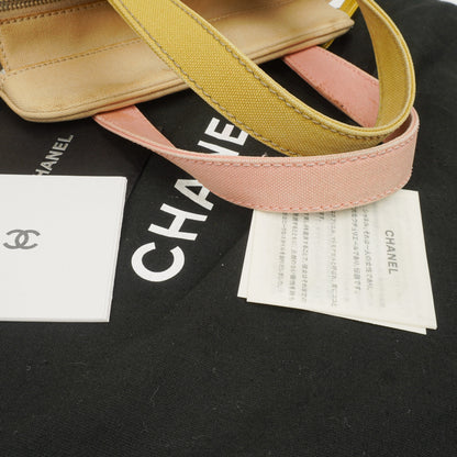 Chanel Vintage Marshmallow CC Tragetasche aus Canvas