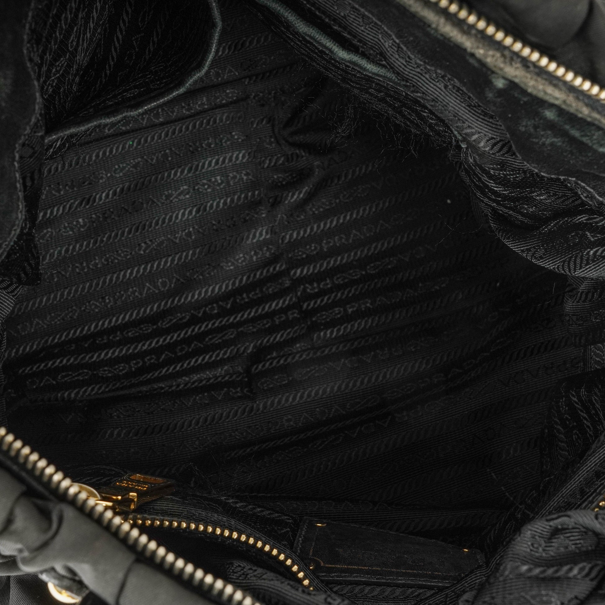 Prada Tessuto Gaufre Nero Tasche