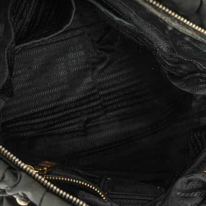 Prada Tessuto Gaufre Nero Tasche