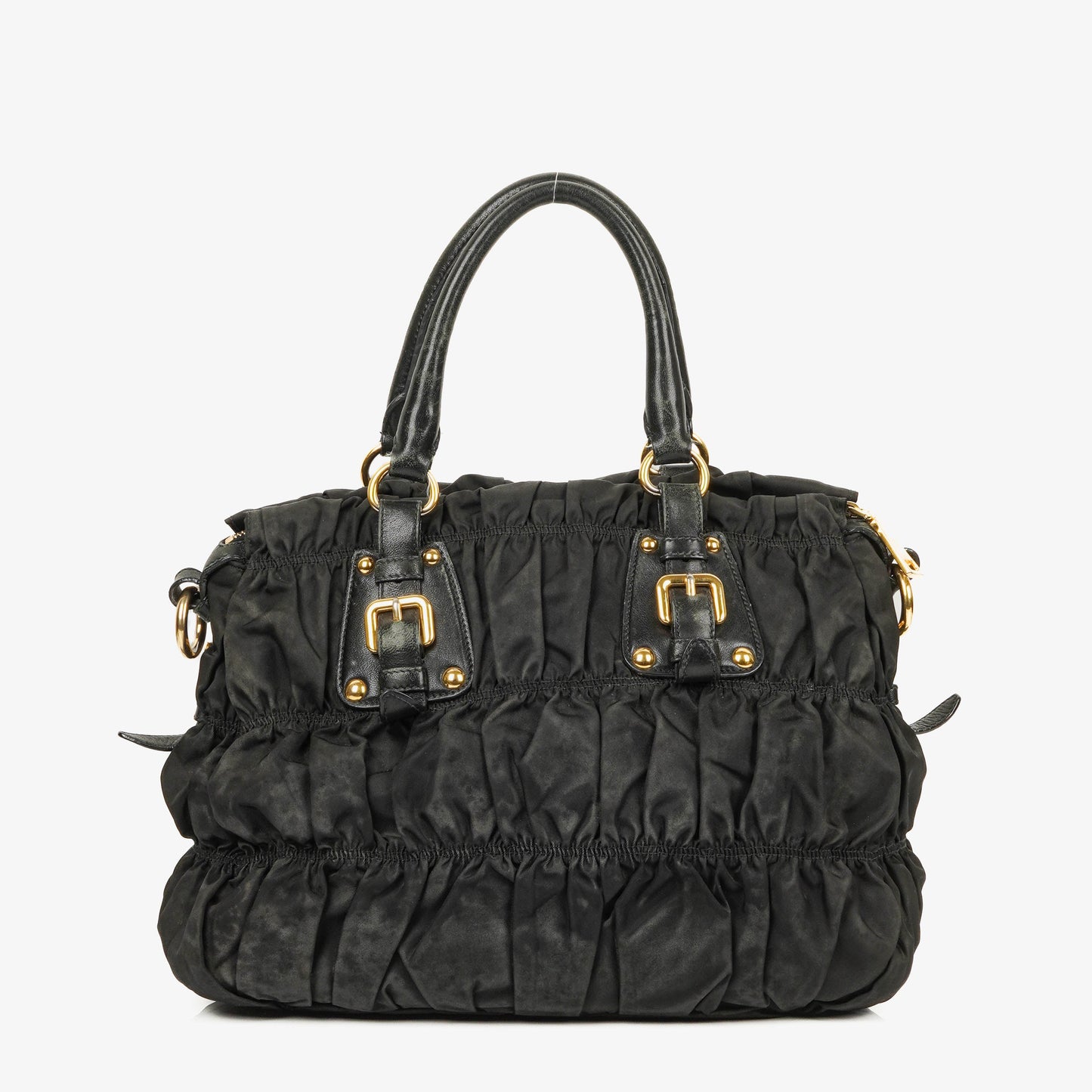 Prada Tessuto Gaufre Nero Tasche