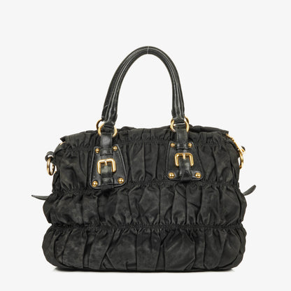 Prada Tessuto Gaufre Nero Tasche