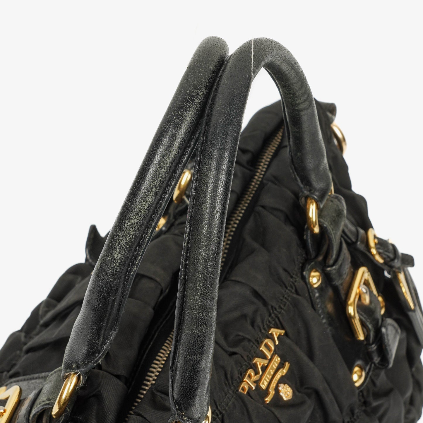 Prada Tessuto Gaufre Nero Tasche