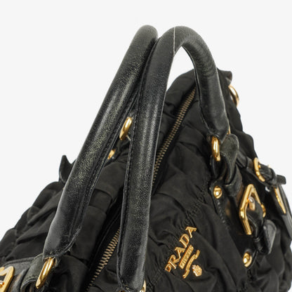 Prada Tessuto Gaufre Nero Tasche