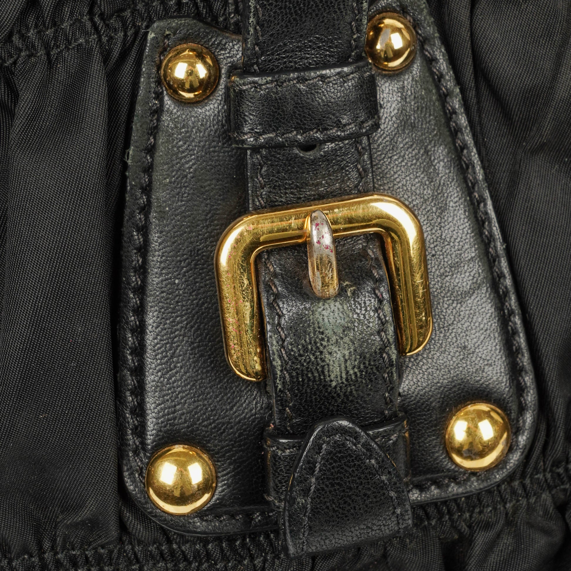 Prada Tessuto Gaufre Nero Tasche