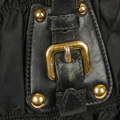 Prada Tessuto Gaufre Nero Tasche