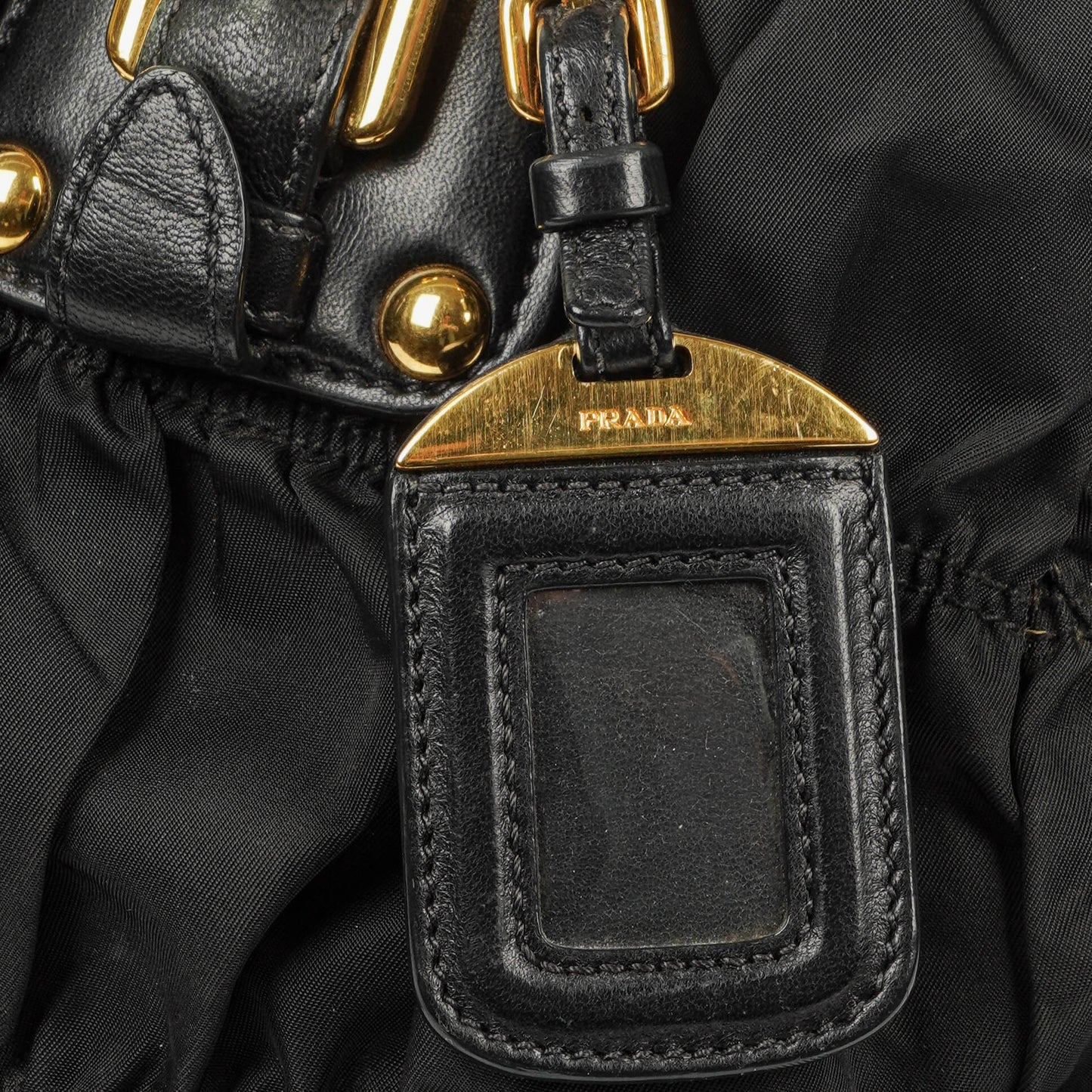 Prada Tessuto Gaufre Nero Tasche
