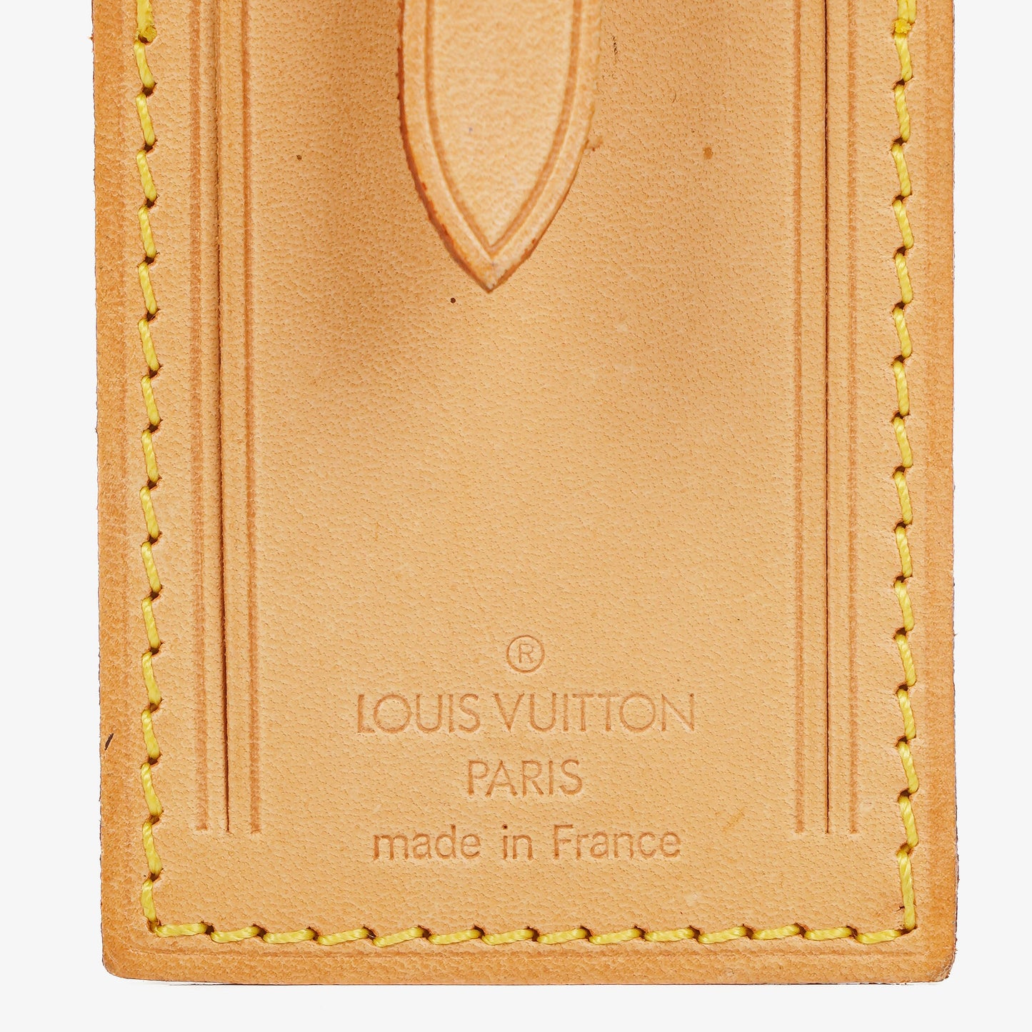 Louis Vuitton Adressanhänger und Griffhalter aus Leder