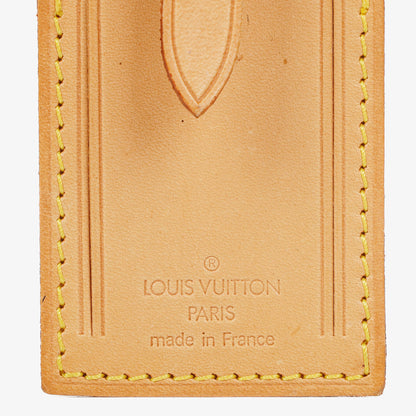 Louis Vuitton Adressanhänger und Griffhalter aus Leder
