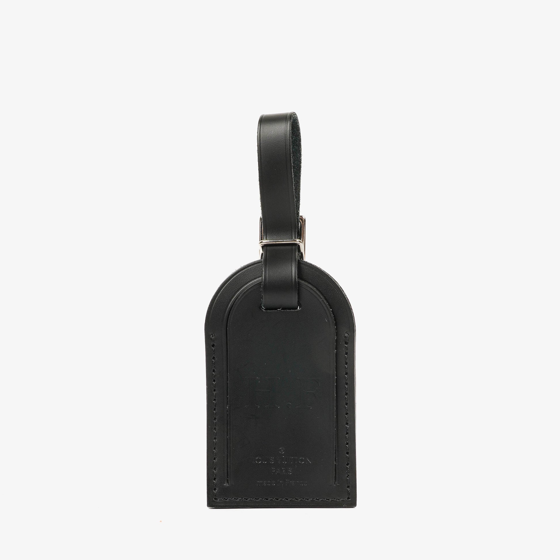 Louis Vuitton Adressanhänger und Griffhalter aus schwarzem Epi-Leder