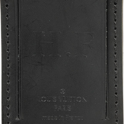 Louis Vuitton Adressanhänger und Griffhalter aus schwarzem Epi-Leder