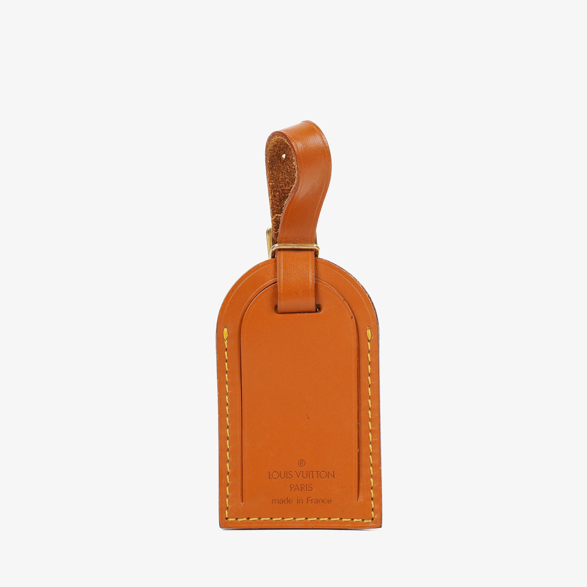 Louis Vuitton Adressanhänger und Griffhalter aus braunem Leder