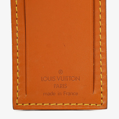 Louis Vuitton Adressanhänger und Griffhalter aus braunem Leder