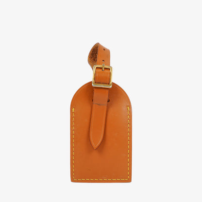Louis Vuitton Adressanhänger und Griffhalter aus braunem Leder