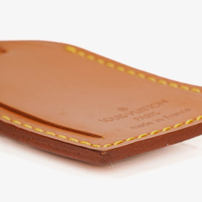 Louis Vuitton Adressanhänger und Griffhalter aus braunem Leder