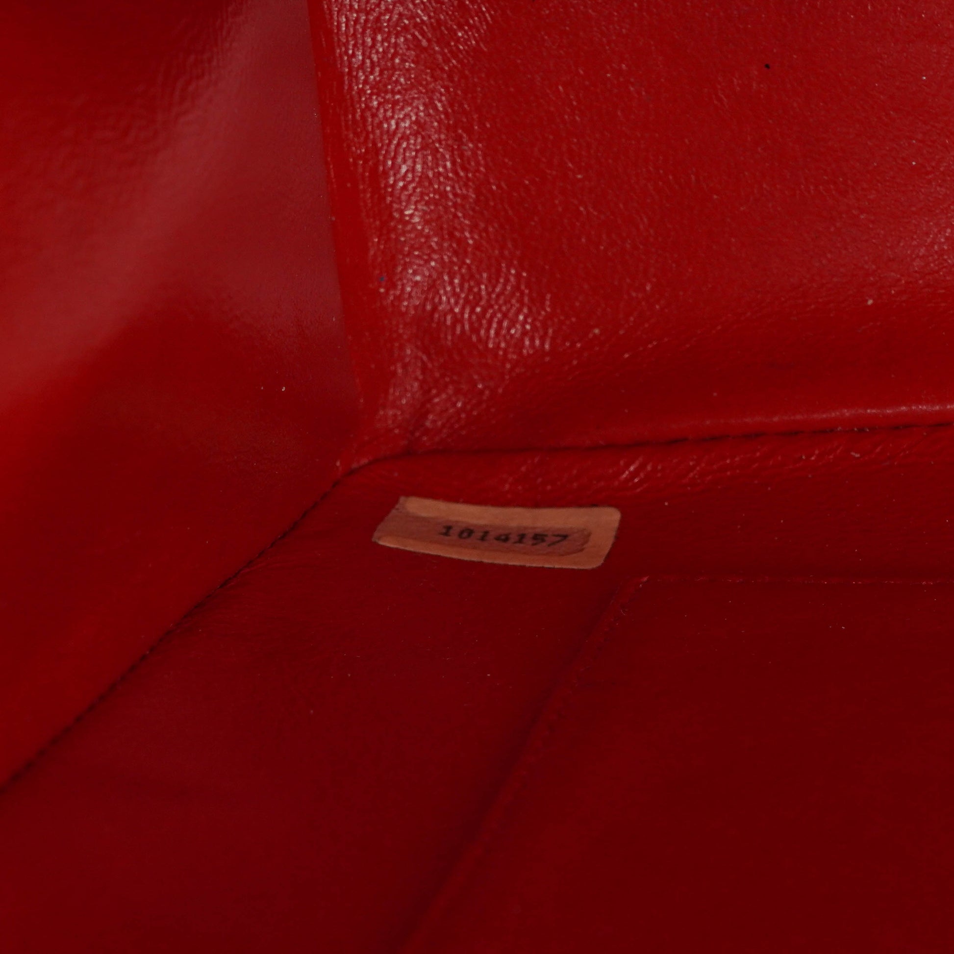 Chanel Small 31 Vintage Shopping Tote aus rotem gestepptem Lammleder