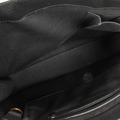 Louis Vuitton Sac Plat Tasche aus schwarzem Epi-Leder