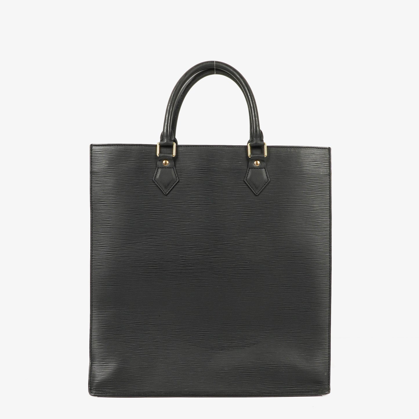 Louis Vuitton Sac Plat Tasche aus schwarzem Epi-Leder