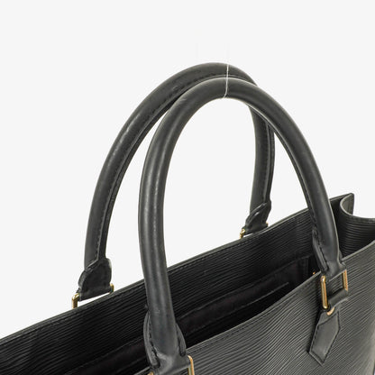 Louis Vuitton Sac Plat Tasche aus schwarzem Epi-Leder