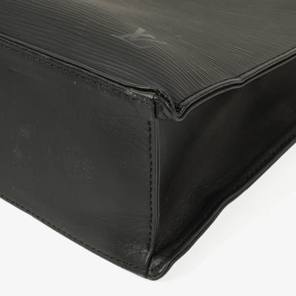 Louis Vuitton Sac Plat Tasche aus schwarzem Epi-Leder