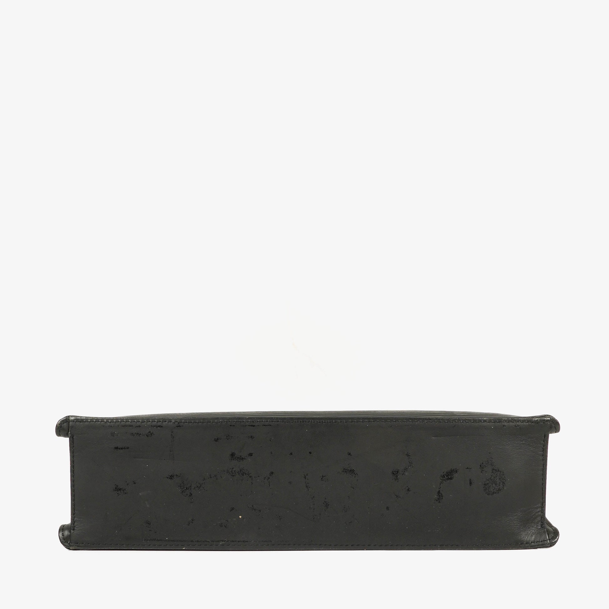 Louis Vuitton Sac Plat Tasche aus schwarzem Epi-Leder