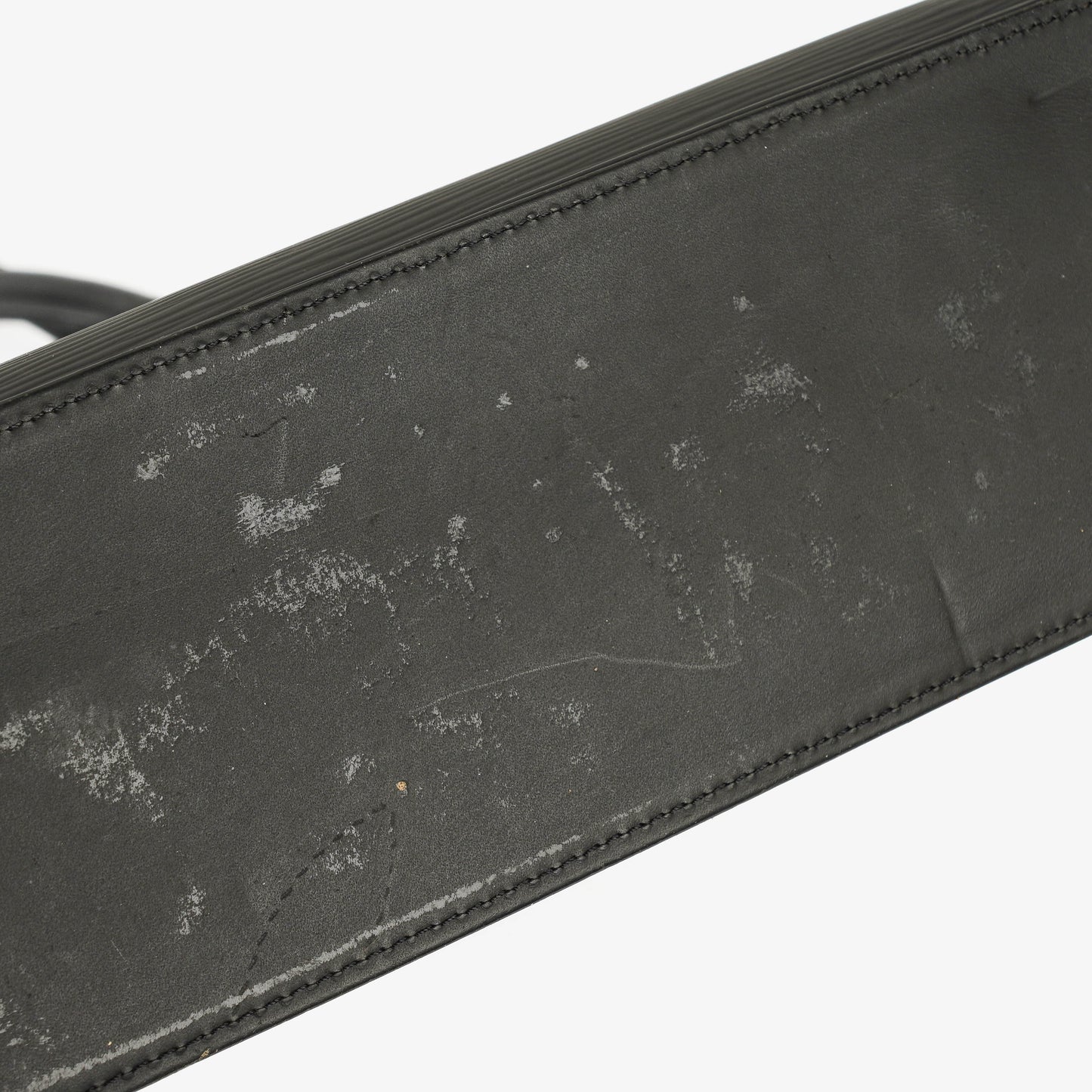 Louis Vuitton Sac Plat Tasche aus schwarzem Epi-Leder