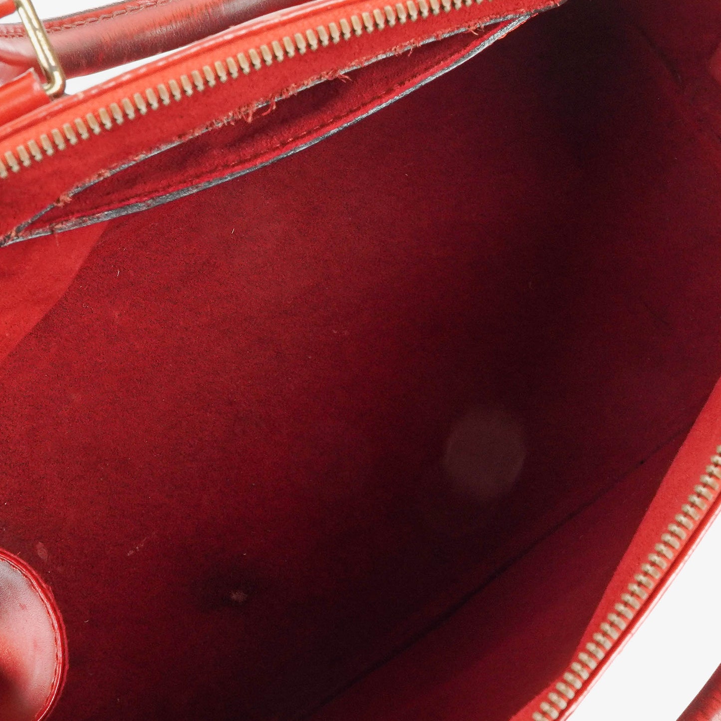 Louis Vuitton Alma PM Handtasche aus rotem Epi-Leder