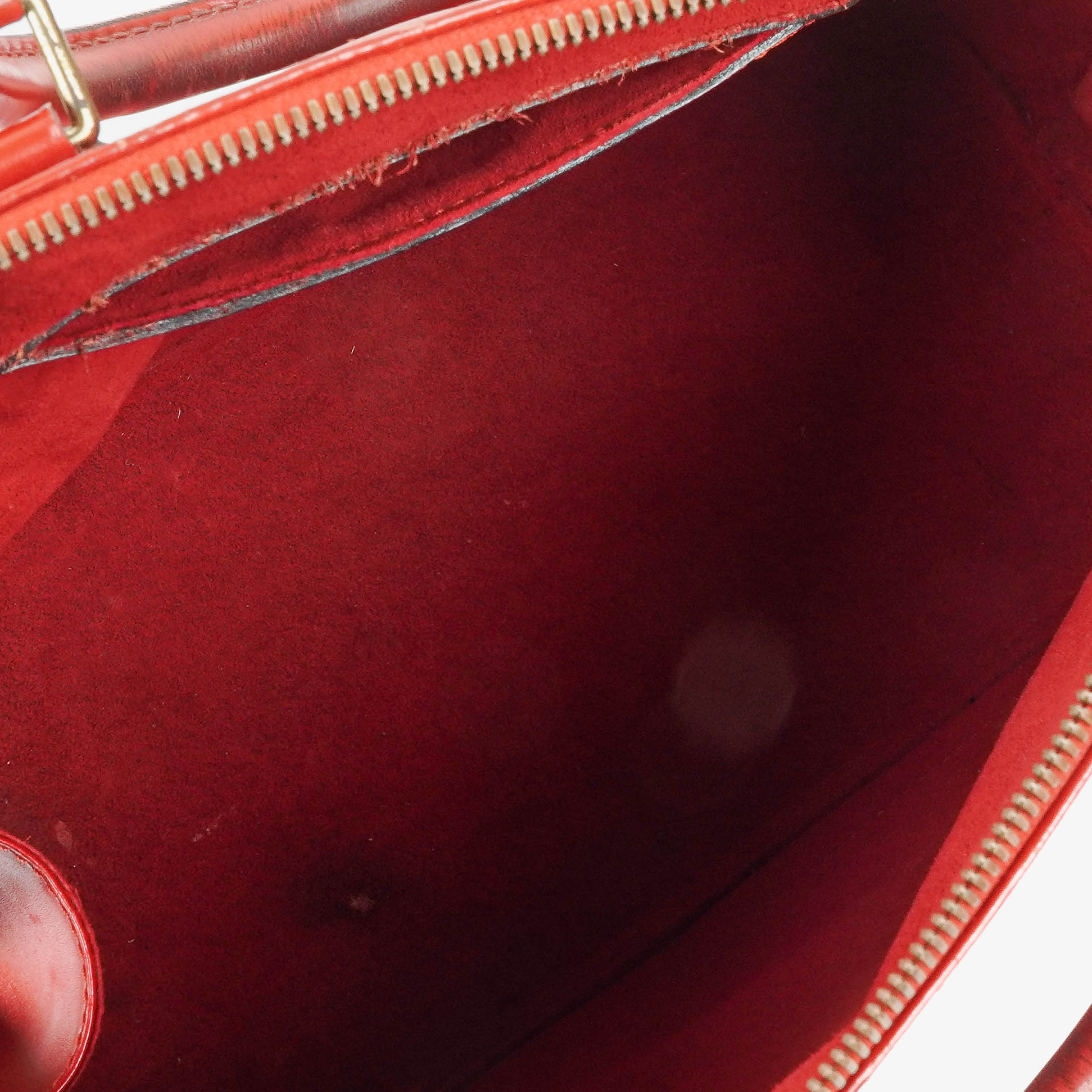 Louis Vuitton Alma PM Handtasche aus rotem Epi-Leder