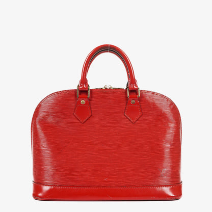 Louis Vuitton Alma PM Handtasche aus rotem Epi-Leder
