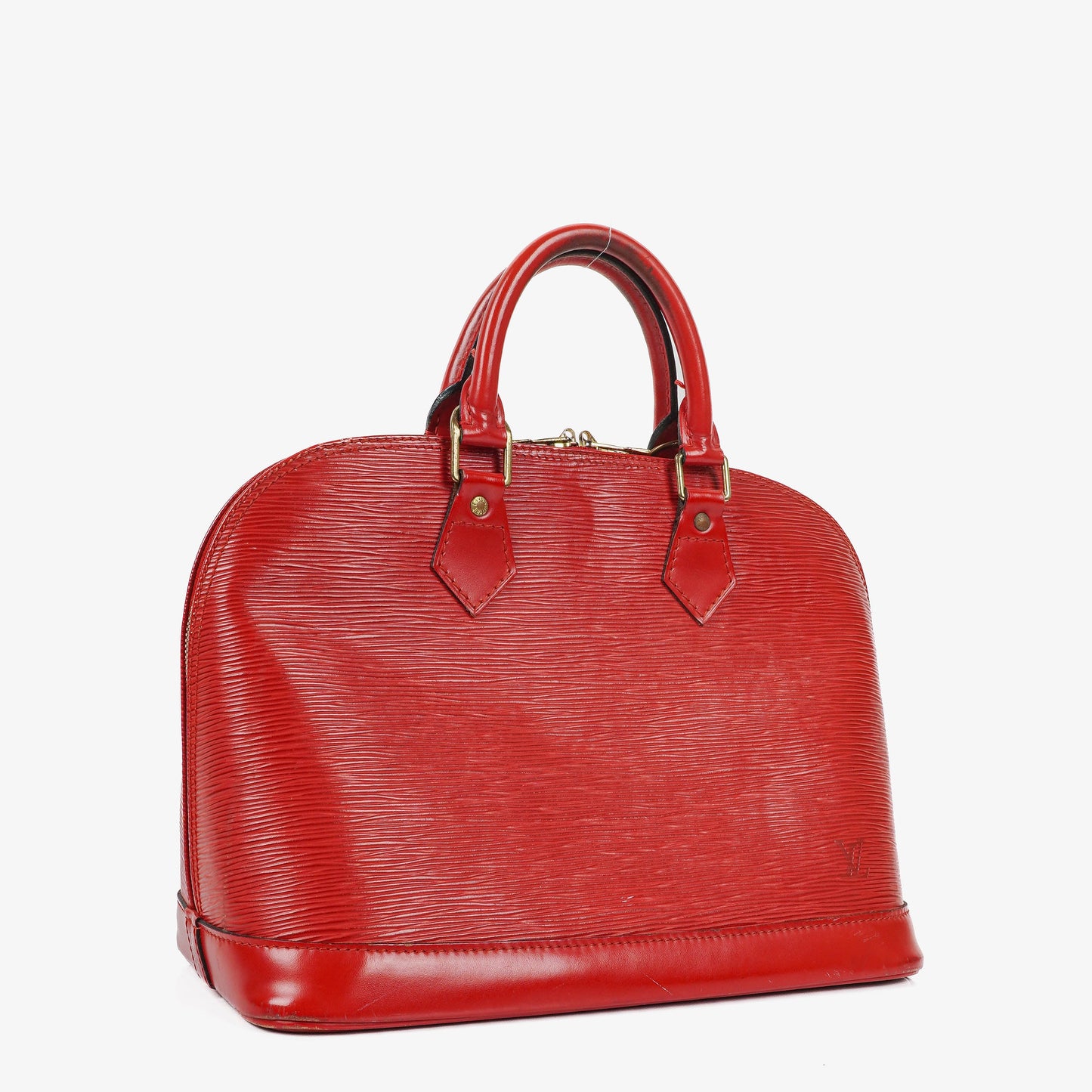 Louis Vuitton Alma PM Handtasche aus rotem Epi-Leder
