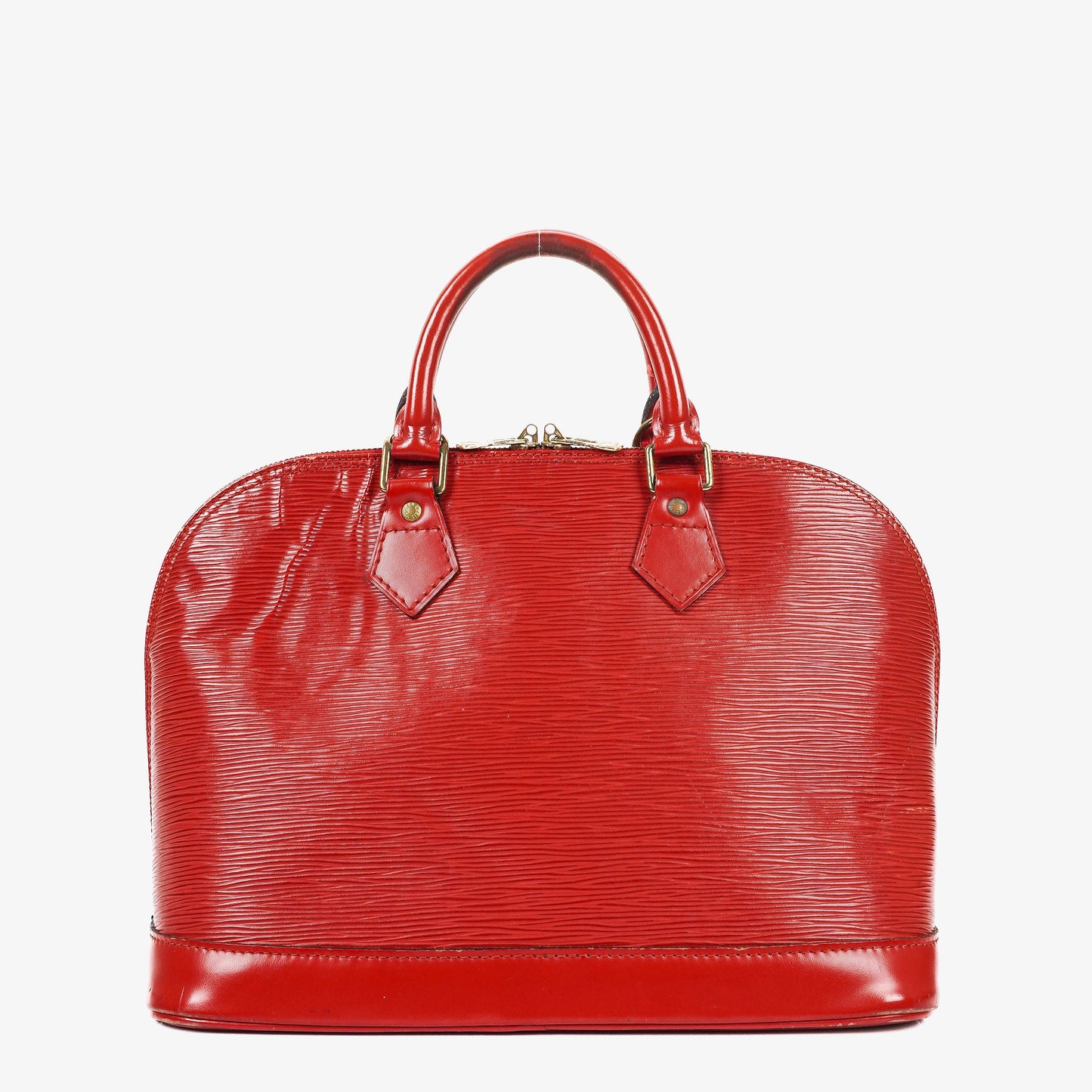 Louis Vuitton Alma PM Handtasche aus rotem Epi-Leder