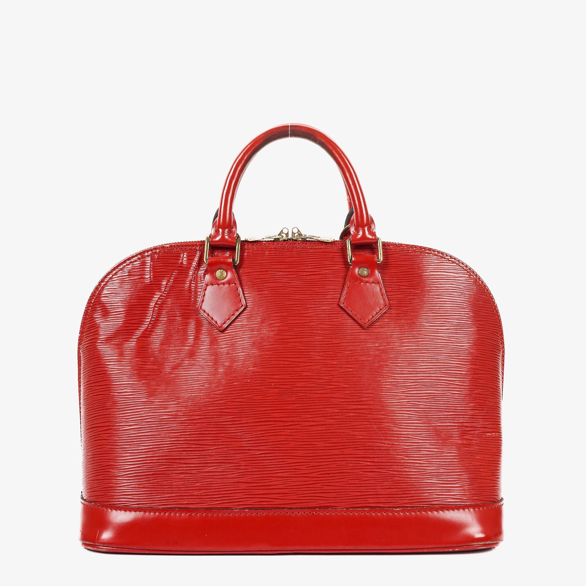 Louis Vuitton Alma PM Handtasche aus rotem Epi-Leder