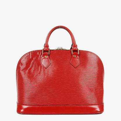 Louis Vuitton Alma PM Handtasche aus rotem Epi-Leder