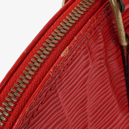 Louis Vuitton Alma PM Handtasche aus rotem Epi-Leder