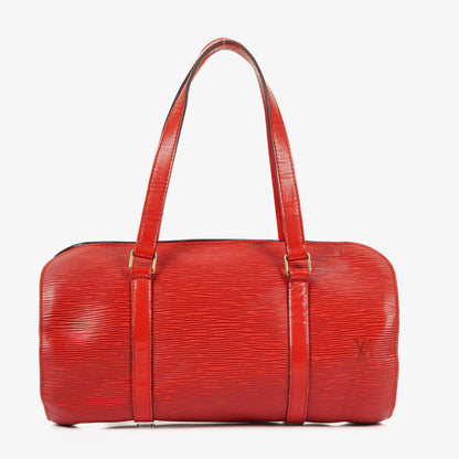 Louis Vuitton Soufflot Handtasche aus rotem Epi-Leder