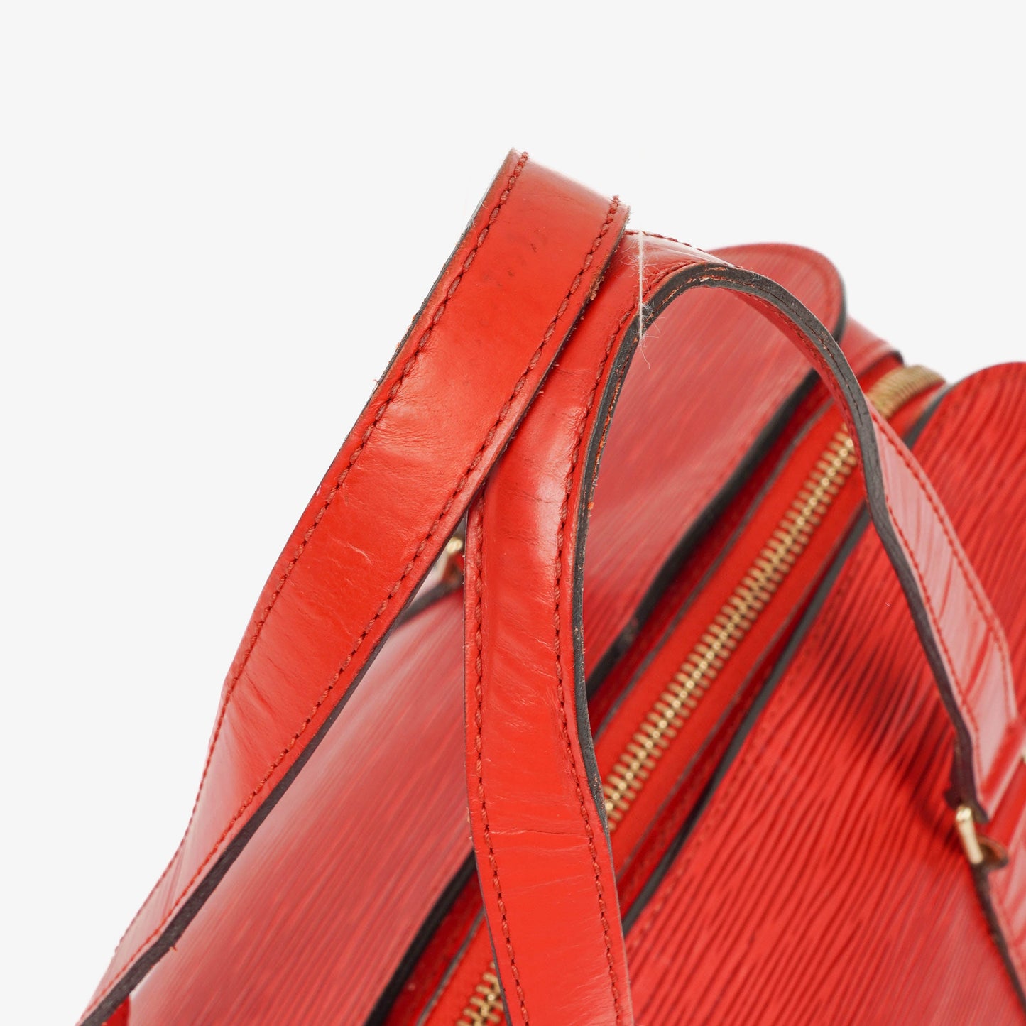 Louis Vuitton Soufflot Handtasche aus rotem Epi-Leder