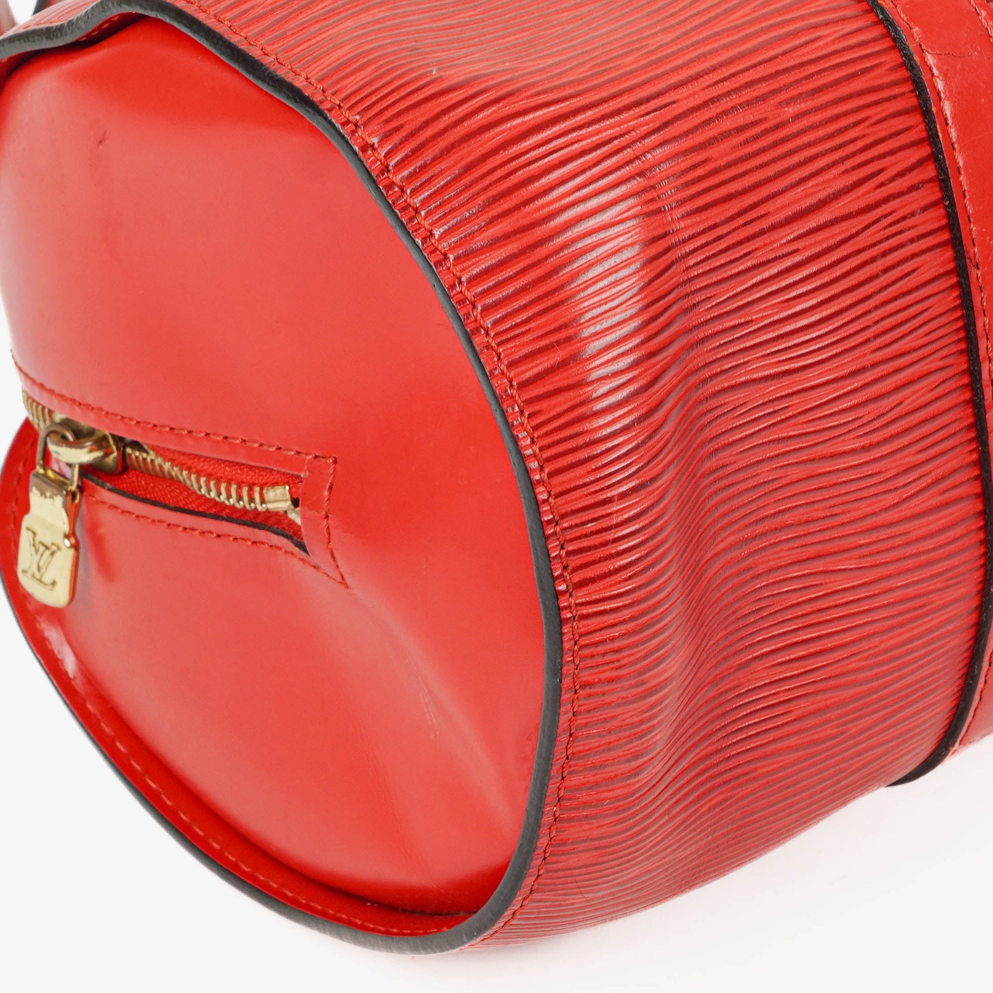 Louis Vuitton Soufflot Handtasche aus rotem Epi-Leder
