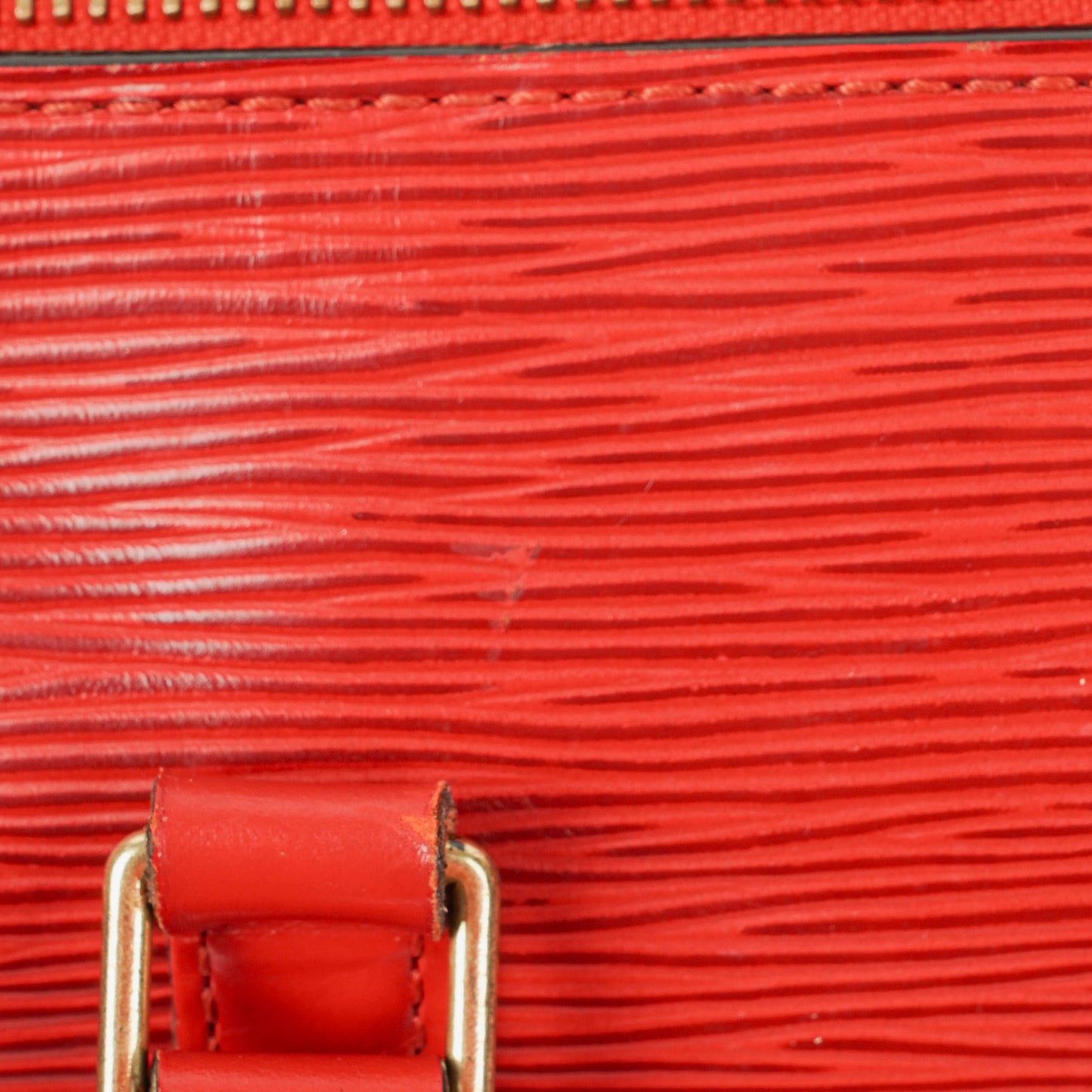 Louis Vuitton Soufflot Handtasche aus rotem Epi-Leder
