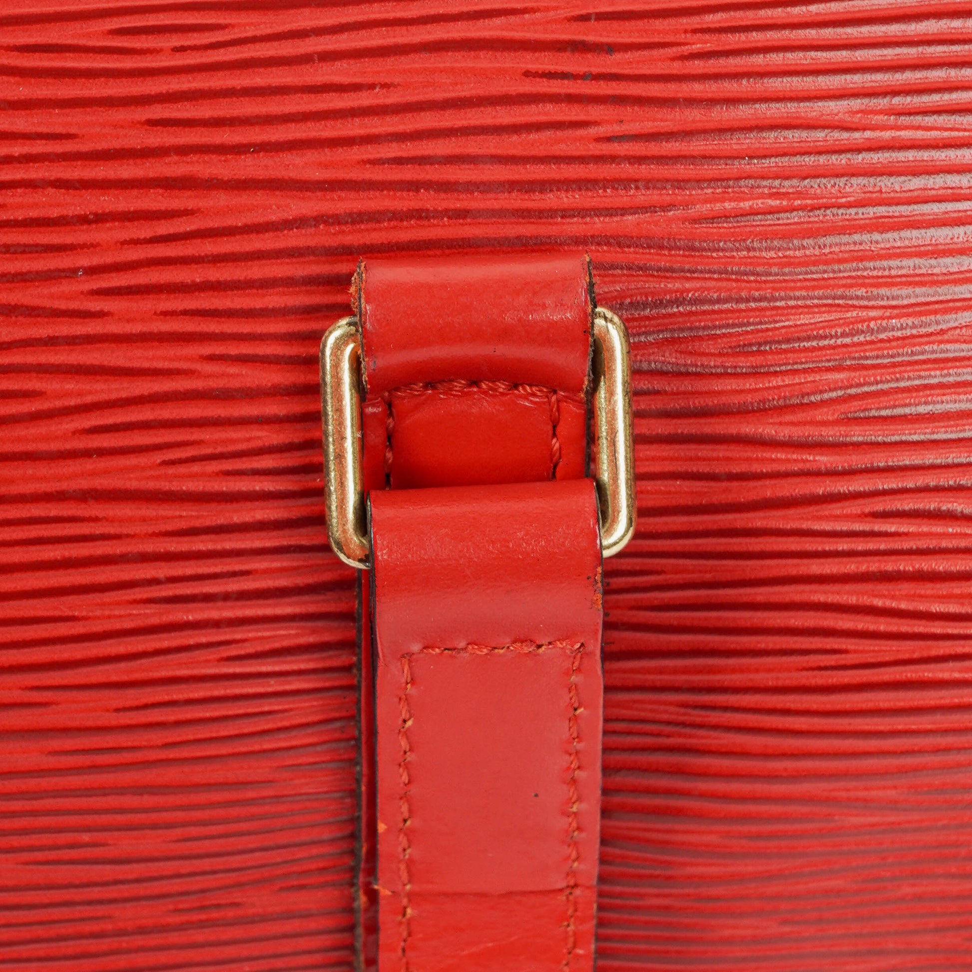 Louis Vuitton Soufflot Handtasche aus rotem Epi-Leder