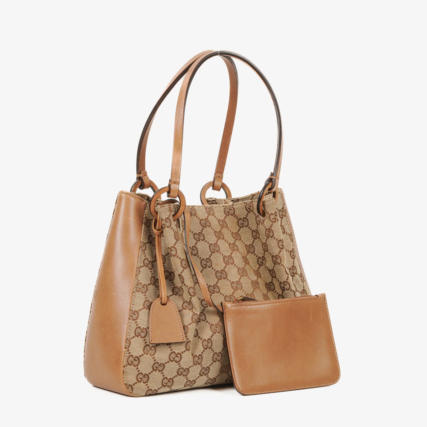 Gucci GG Canvas Tote Bag in Beige